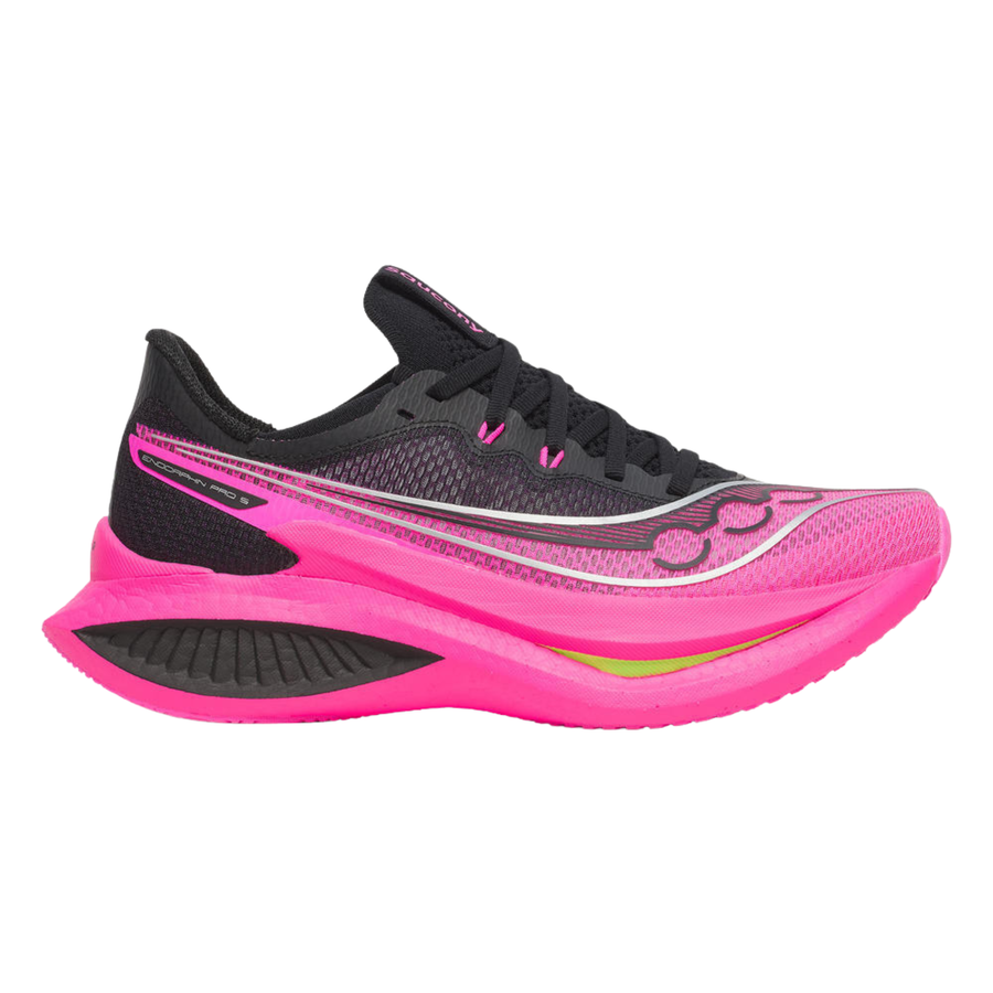 Saucony Womens Endorphin Pro 5 - Black/Shock - Speed
