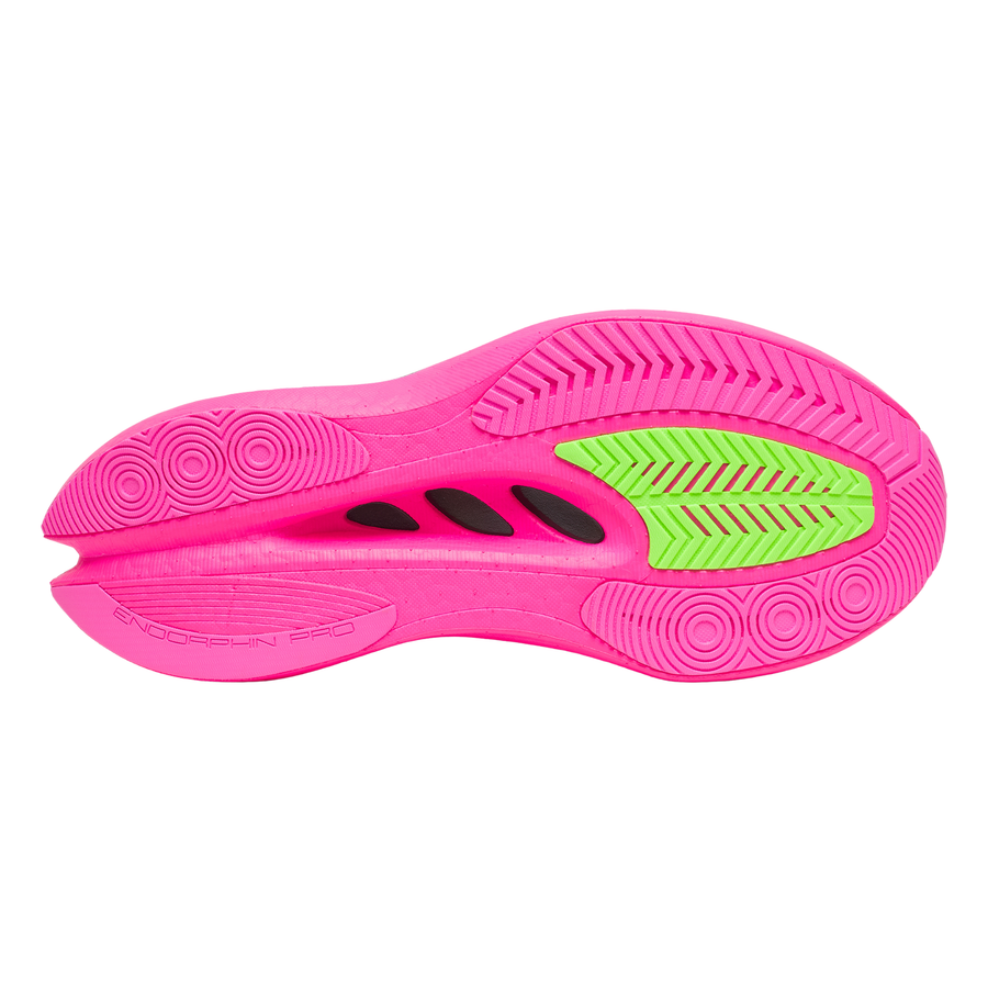 Saucony Womens Endorphin Pro 5 - Black/Shock - Speed