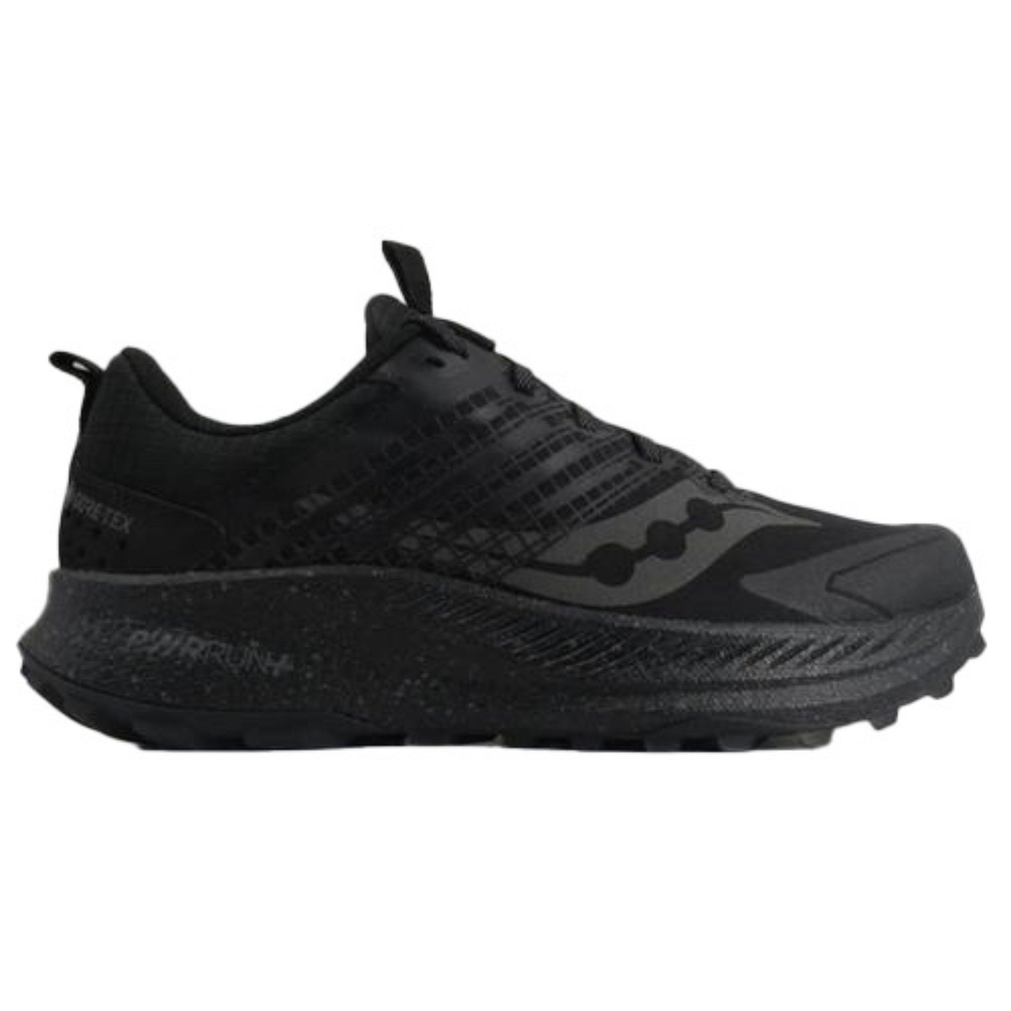 Saucony Mens Ride TR 2 GTX - Triple Black - Trail