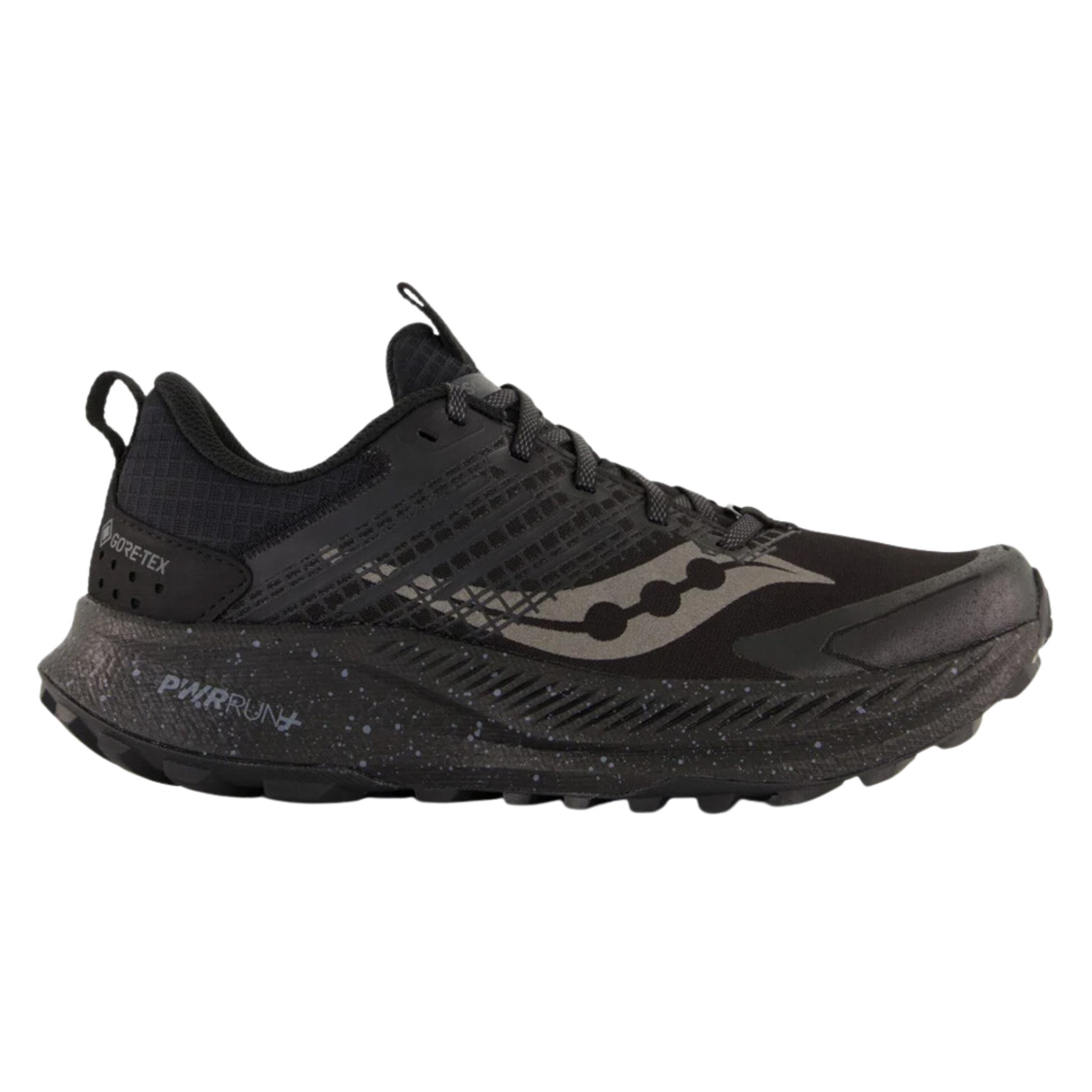 Saucony Mens Ride TR 2 GTX - Triple Black - Trail