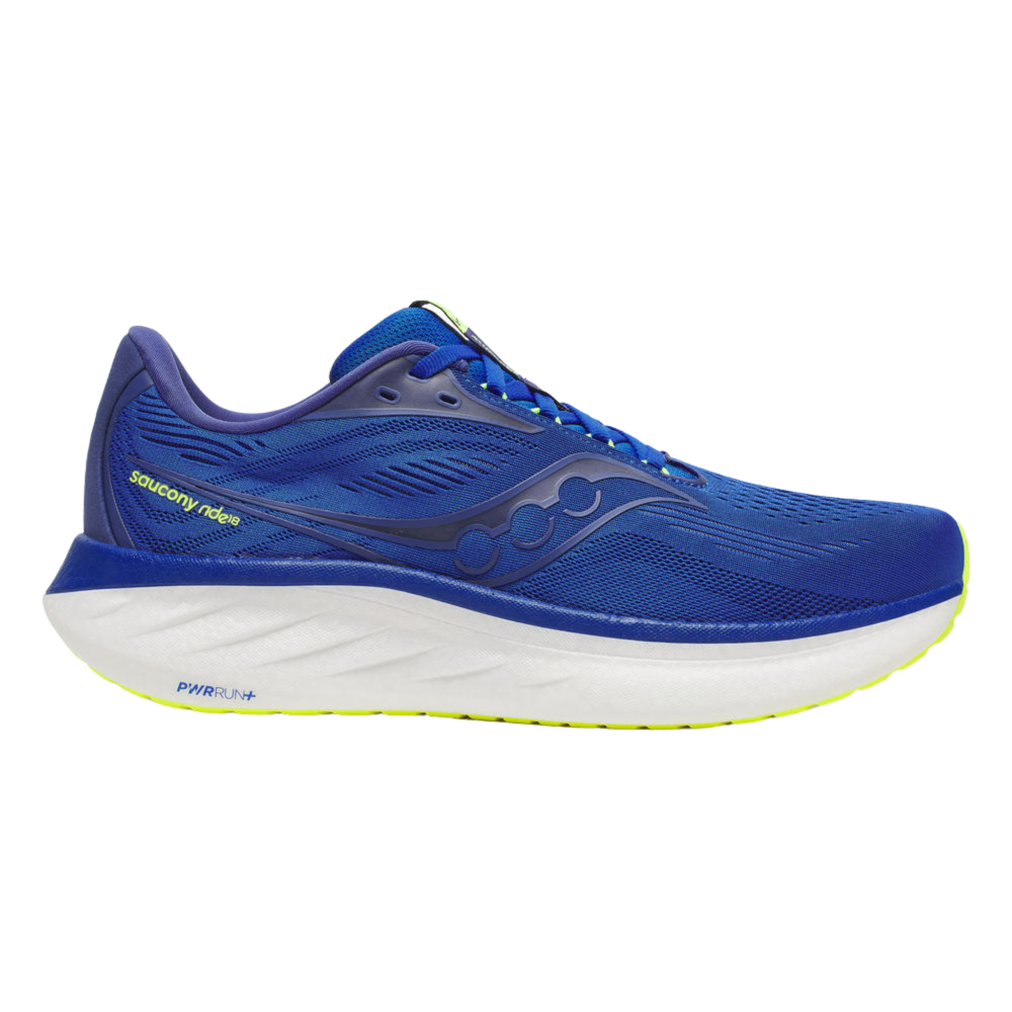Saucony Mens Ride 18 - Lapis/Citron - Neutral