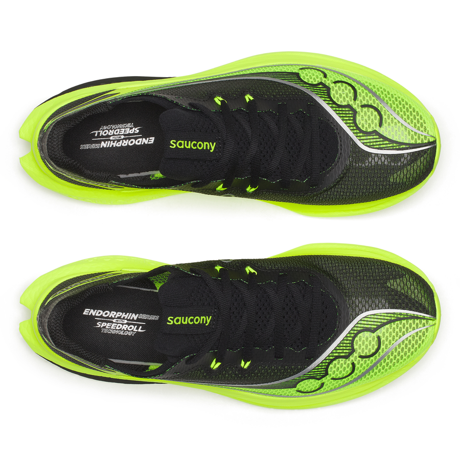 Saucony Mens Endorphin Pro 5 - Citron/Black - Speed