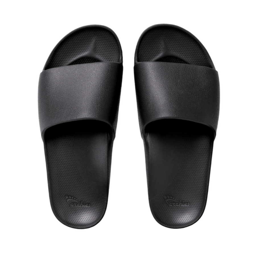 Archies Arch Support Slides - Black