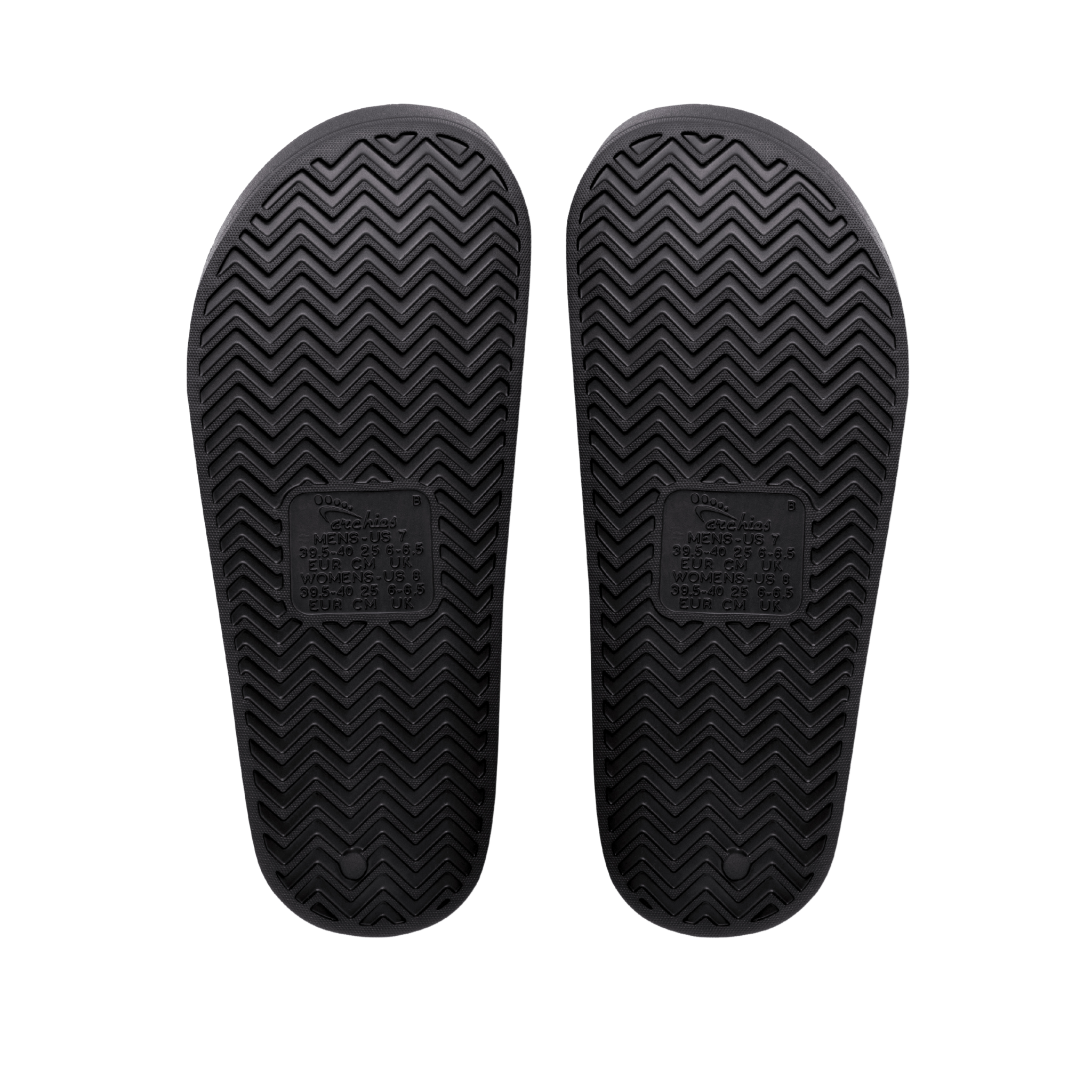 Archies Arch Support Slides - Black