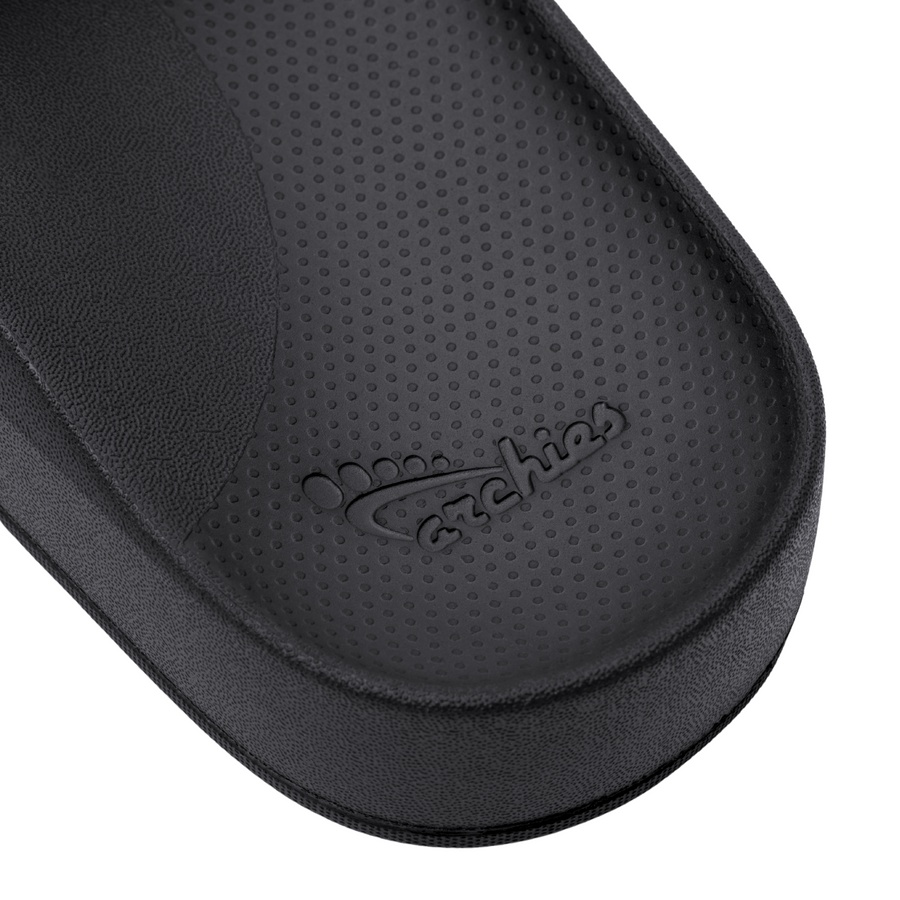 Archies Arch Support Slides - Black