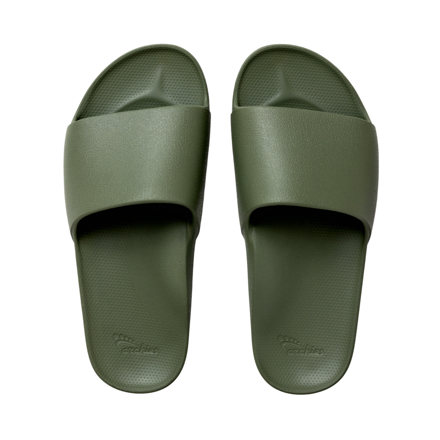 Archies Arch Support Slides - Khaki