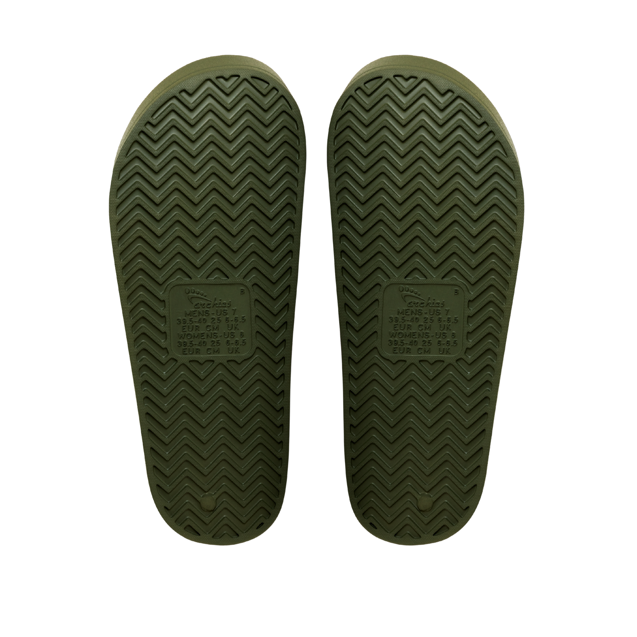 Archies Arch Support Slides - Khaki