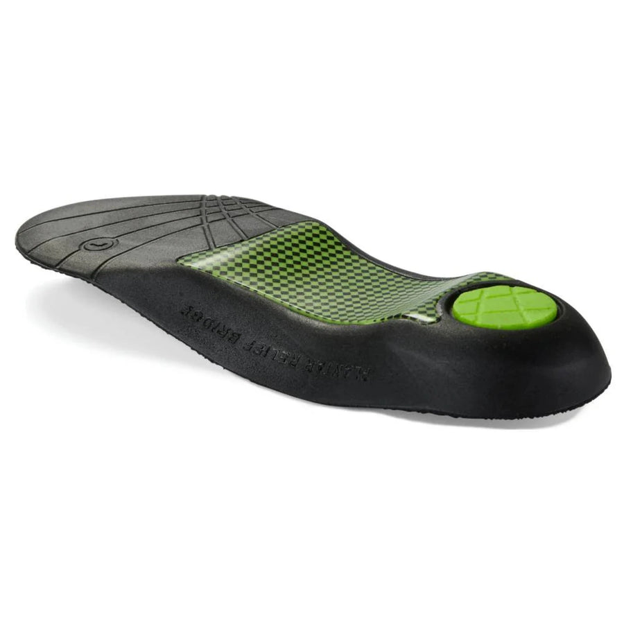 Sof Sole Plantar Fascia Insoles - Black/Green
