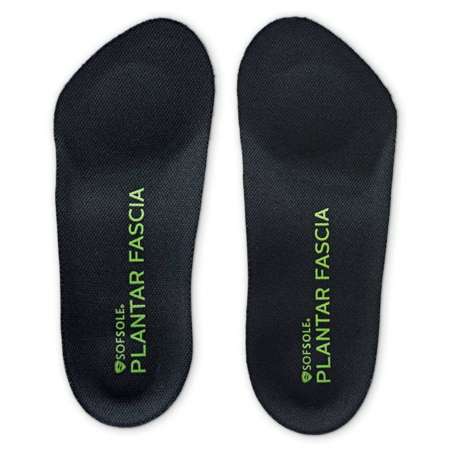 Sof Sole Plantar Fascia Insoles - Black/Green