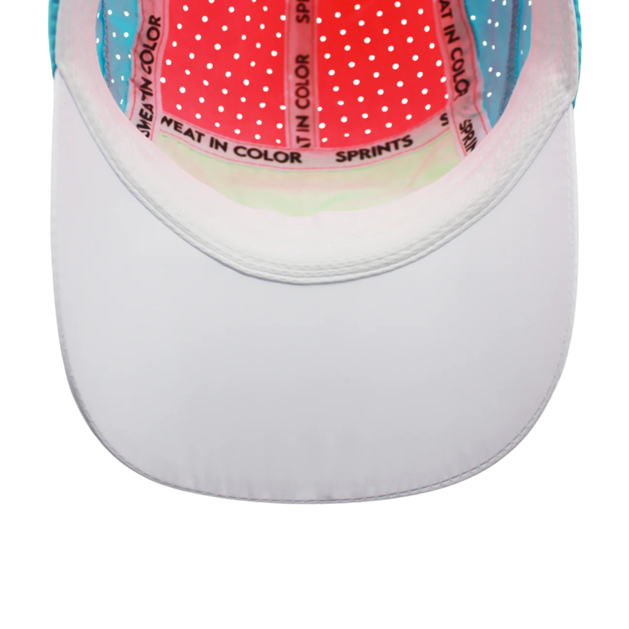 Sprints Brisk Out the Blocks HyperG Hat - Green/Blue/Pink/White
