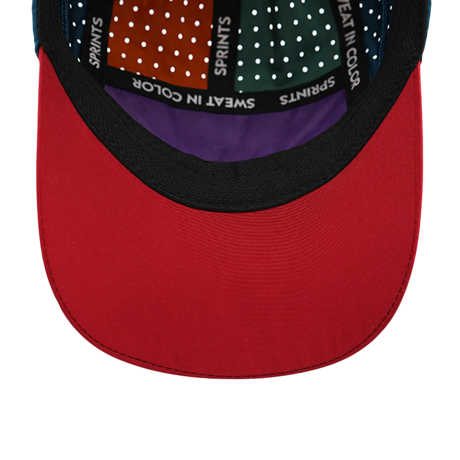 Sprints Maxi's Muddy Monday HyperG Hat - Purple/Orange/Green/Red