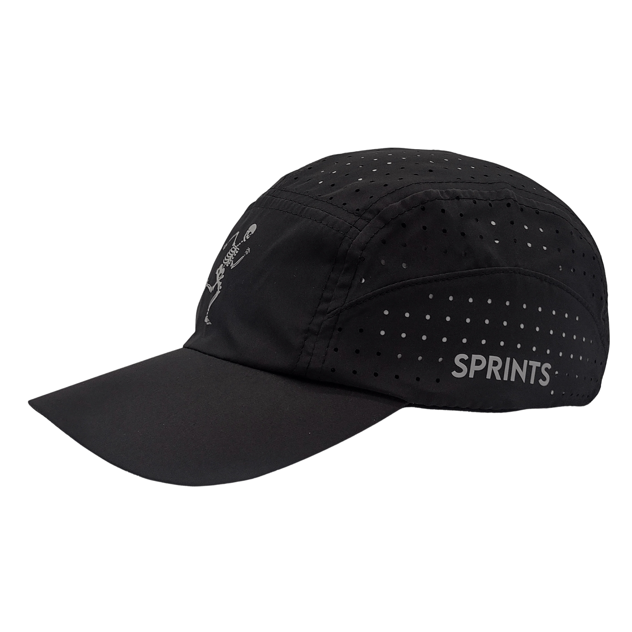 Sprints Run For Your Life Reflective Flash HyperG Hat - Black