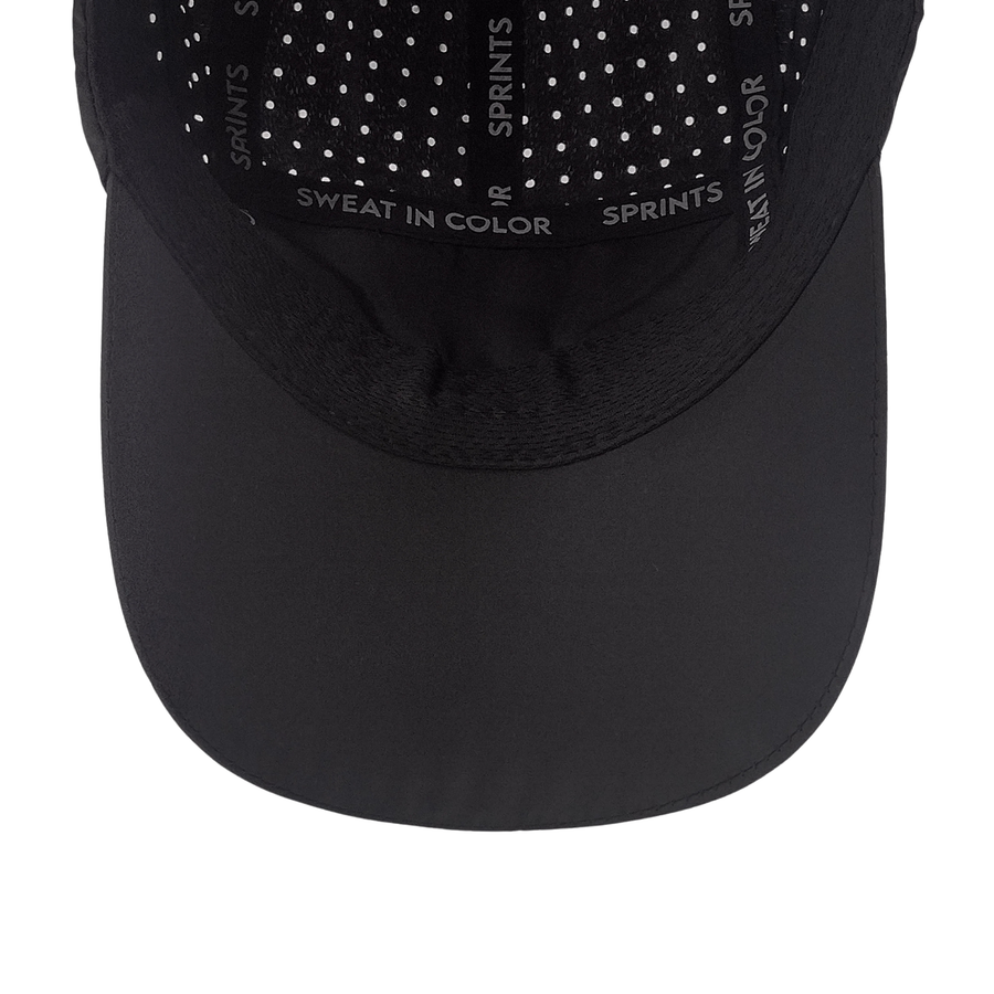 Sprints Run For Your Life Reflective Flash HyperG Hat - Black