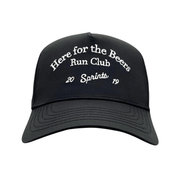 Sprints Here for the Beers Run Club Structured VP Hat - Black