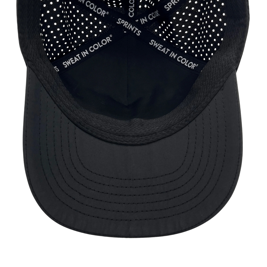 Sprints Here for the Beers Run Club Structured VP Hat - Black