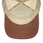 Sprints Hot Moms Run Club Structured VP Hat - Cream/Brown