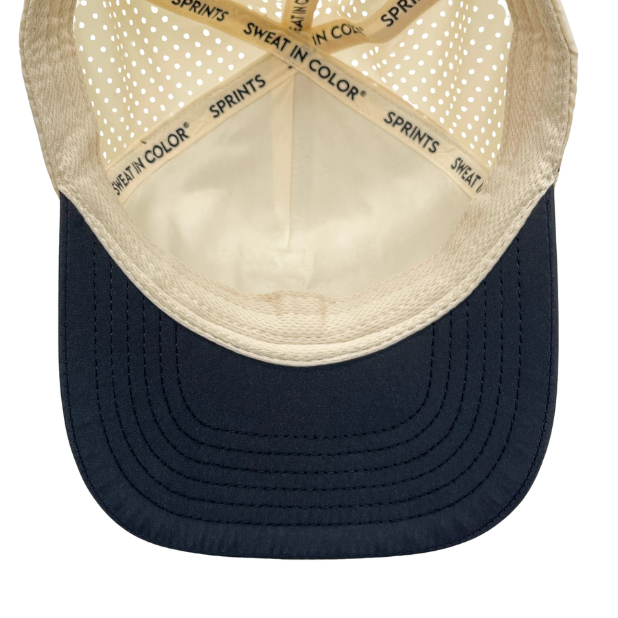Sprints Hot Dads Run Club Structured VP Hat - Cream/Black