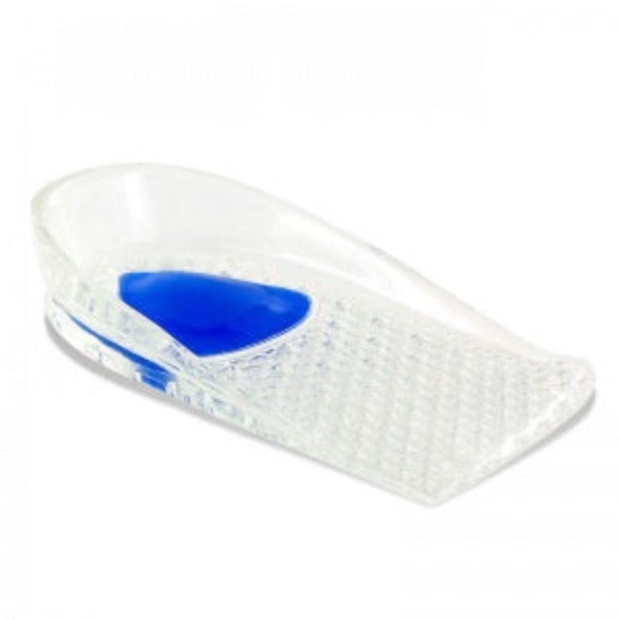 Sof Sole Gel Heel Cup Inserts - Clear/Blue