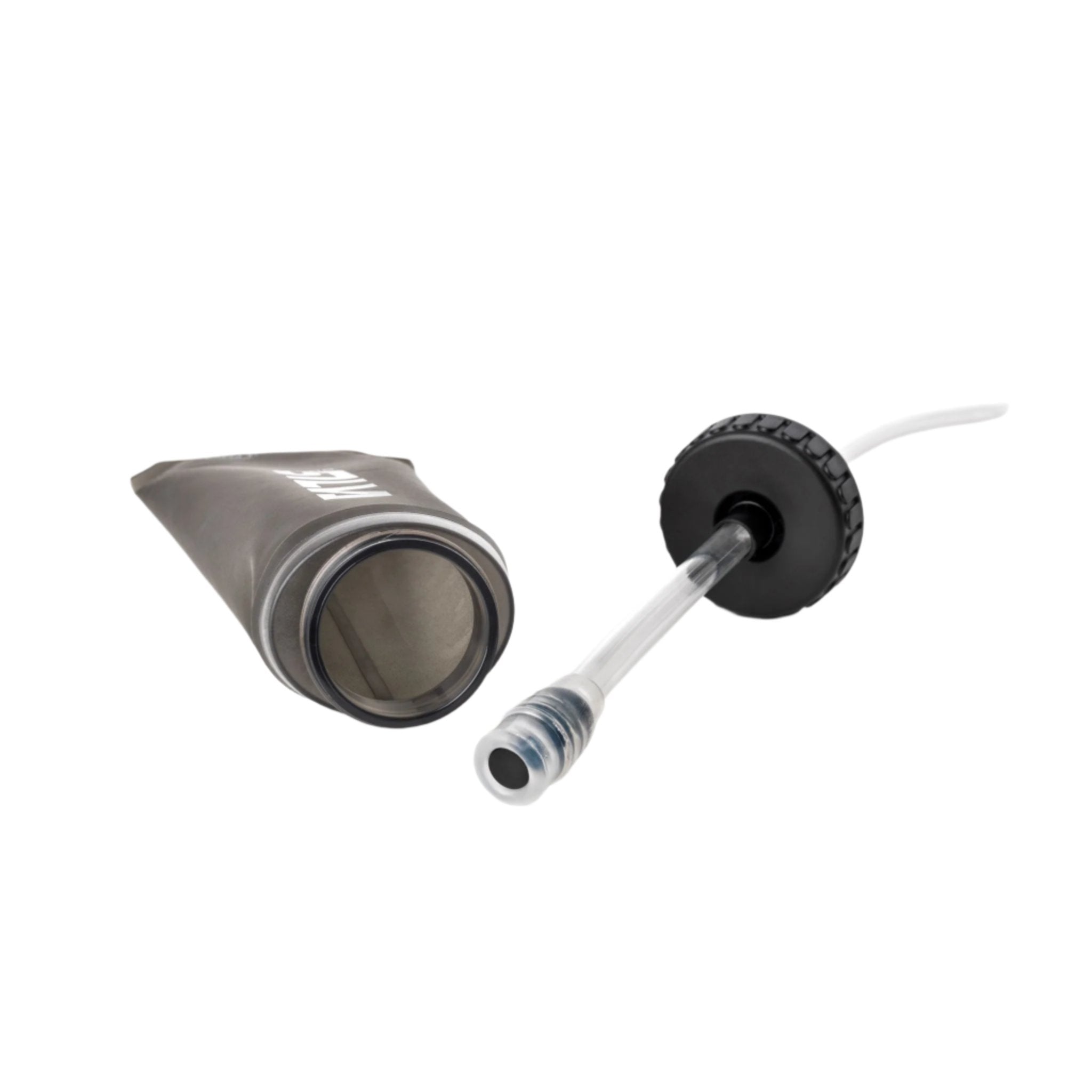 Silva Soft Flask Straw 500ml - Light Gray/Transparent