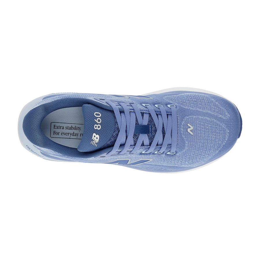 New Balance Womens Fresh Foam X 860v15 - Fairweather Blue/Silver Metallic - Stability