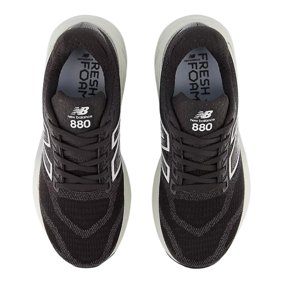 New Balance Womens Fresh Foam X 880v15 - Black Cement/Sea Salt/Silver Metallic - Neutral