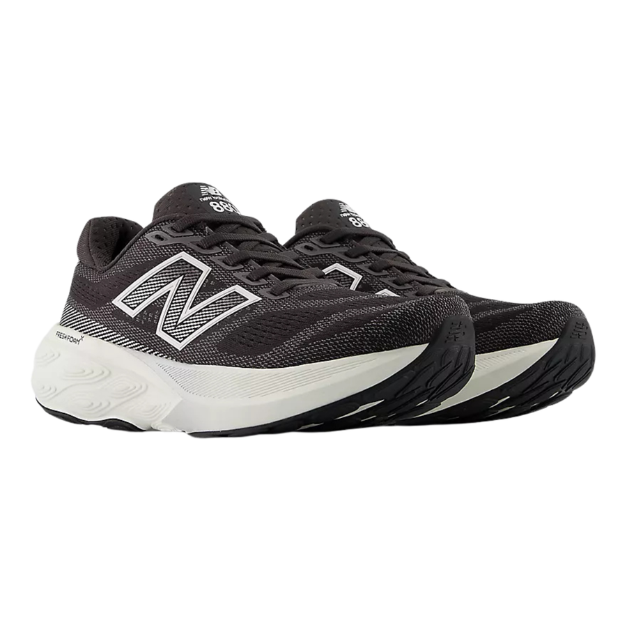 New Balance Womens Fresh Foam X 880v15 - Black Cement/Sea Salt/Silver Metallic - Neutral