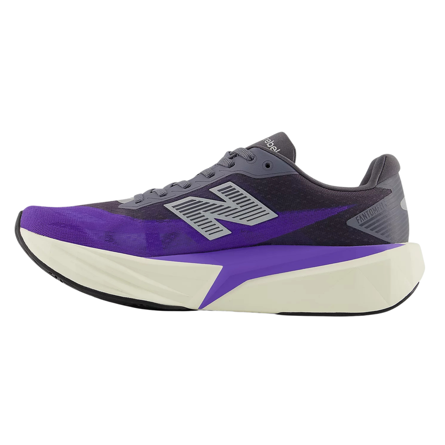 New Balance Womens FuelCell Rebel v5 - Electric Indigo/Truffle Salt/Silver Metallic - Speed