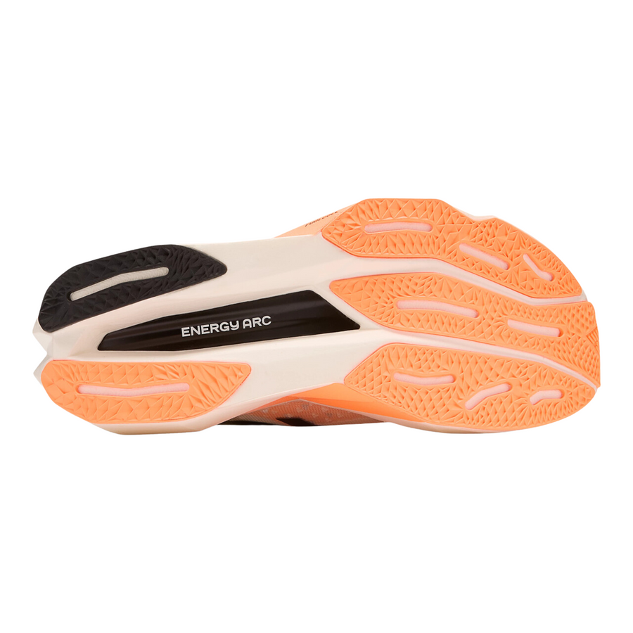 New Balance Womens FuelCell SuperComp Elite v4 - White/Angora/Hot Mango - Speed