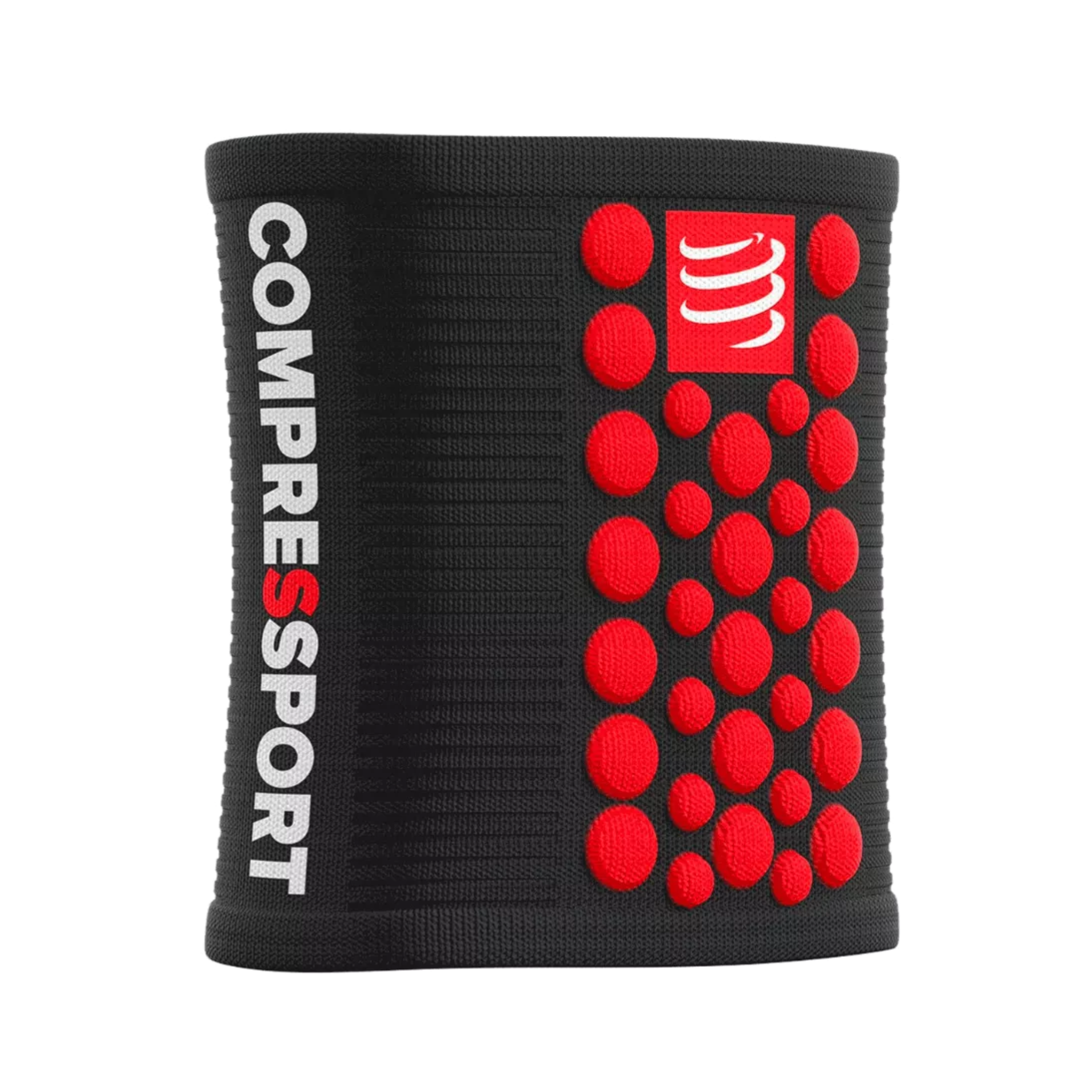 Compressport Sweatbands 3D.Dots - Black/Red