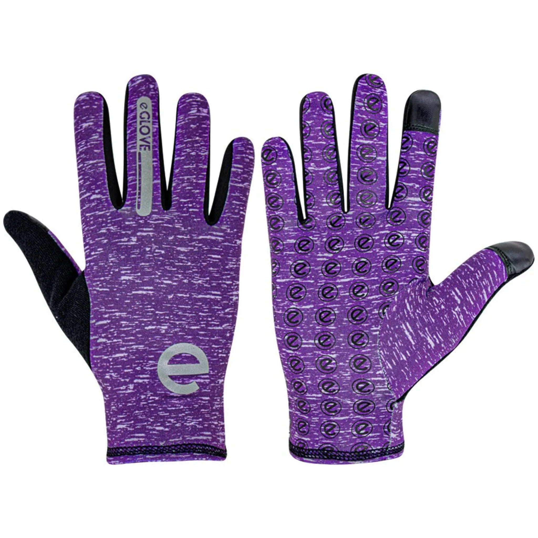 eGlove Touch Screen Running Gloves - Purple