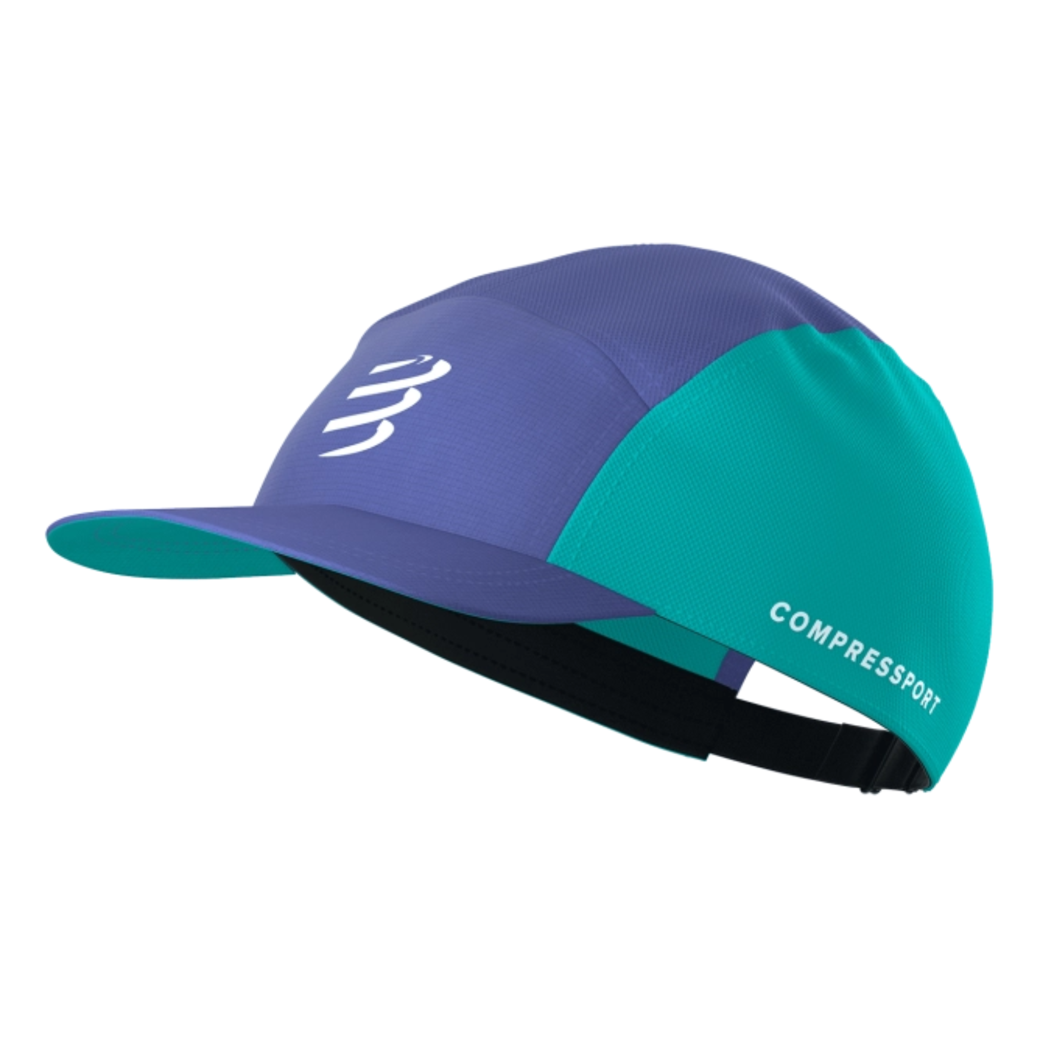 Compressport 5 Panel Cap - Orient Blue/Pool Blue