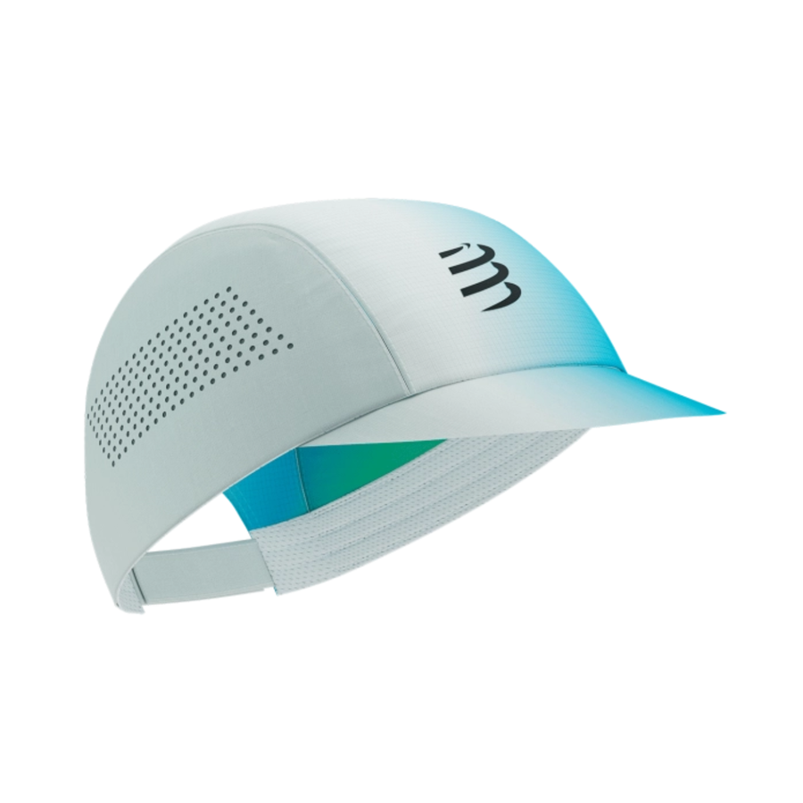 Compressport Pro Racing Cap - Star White/Blue Green