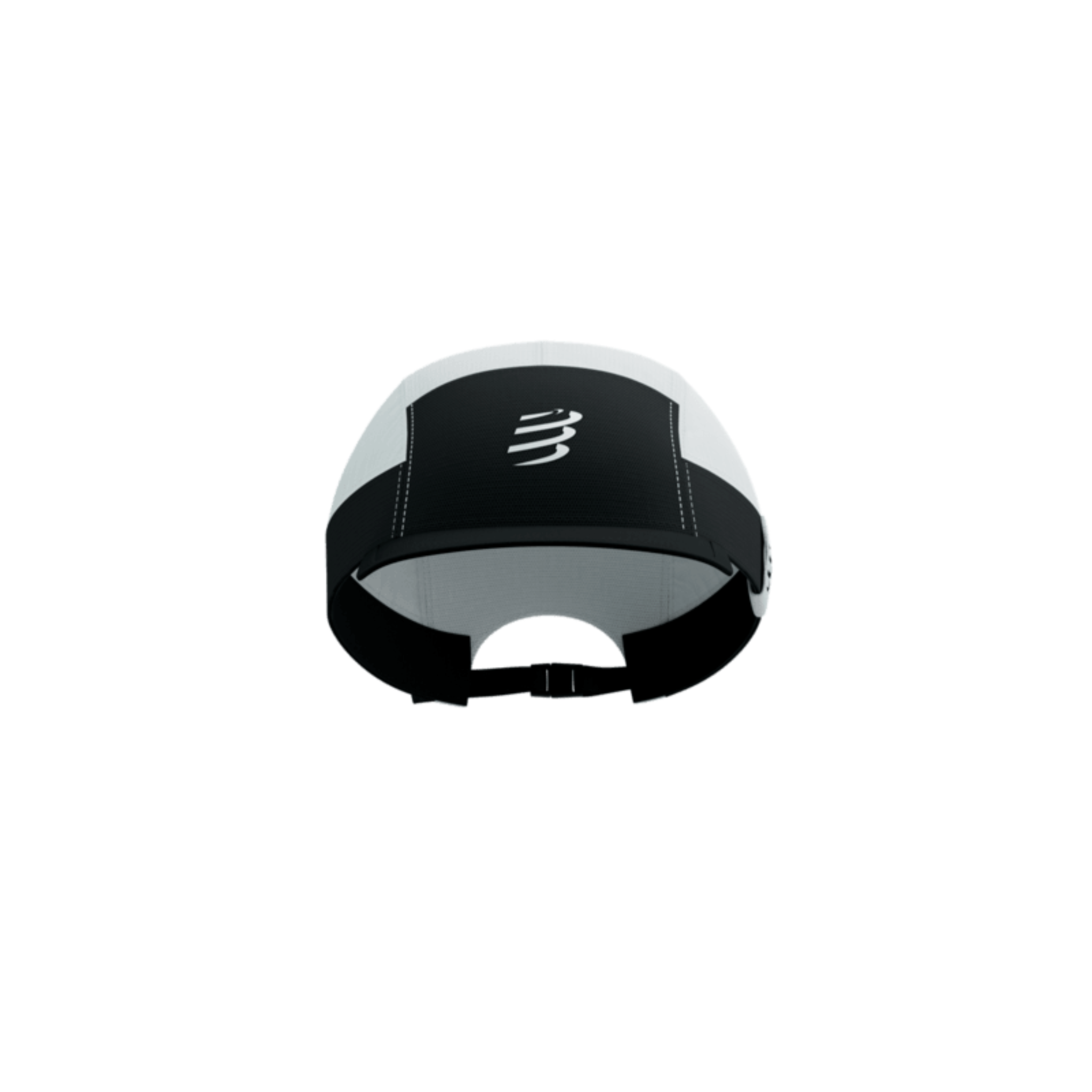 Compressport 5 Panel Light Cap - White/Black
