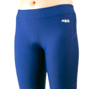 OSO Womens Technical Running Leggings - Navy Blue