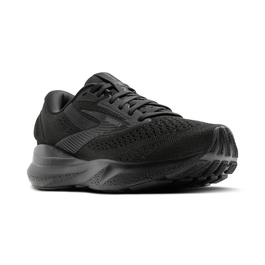 Brooks Mens Adrenaline GTS 24 - Black/Black/Ebony - Stability