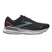 Brooks Womens Adrenaline GTS 23 GTX - Black/Knockout Pink/Aqua - Stability