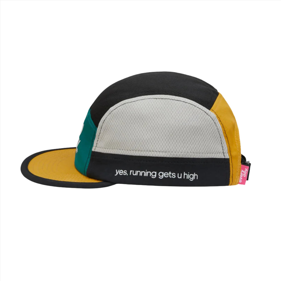 Everyday Running Co Classic Running Cap - Green Trees/Mustard