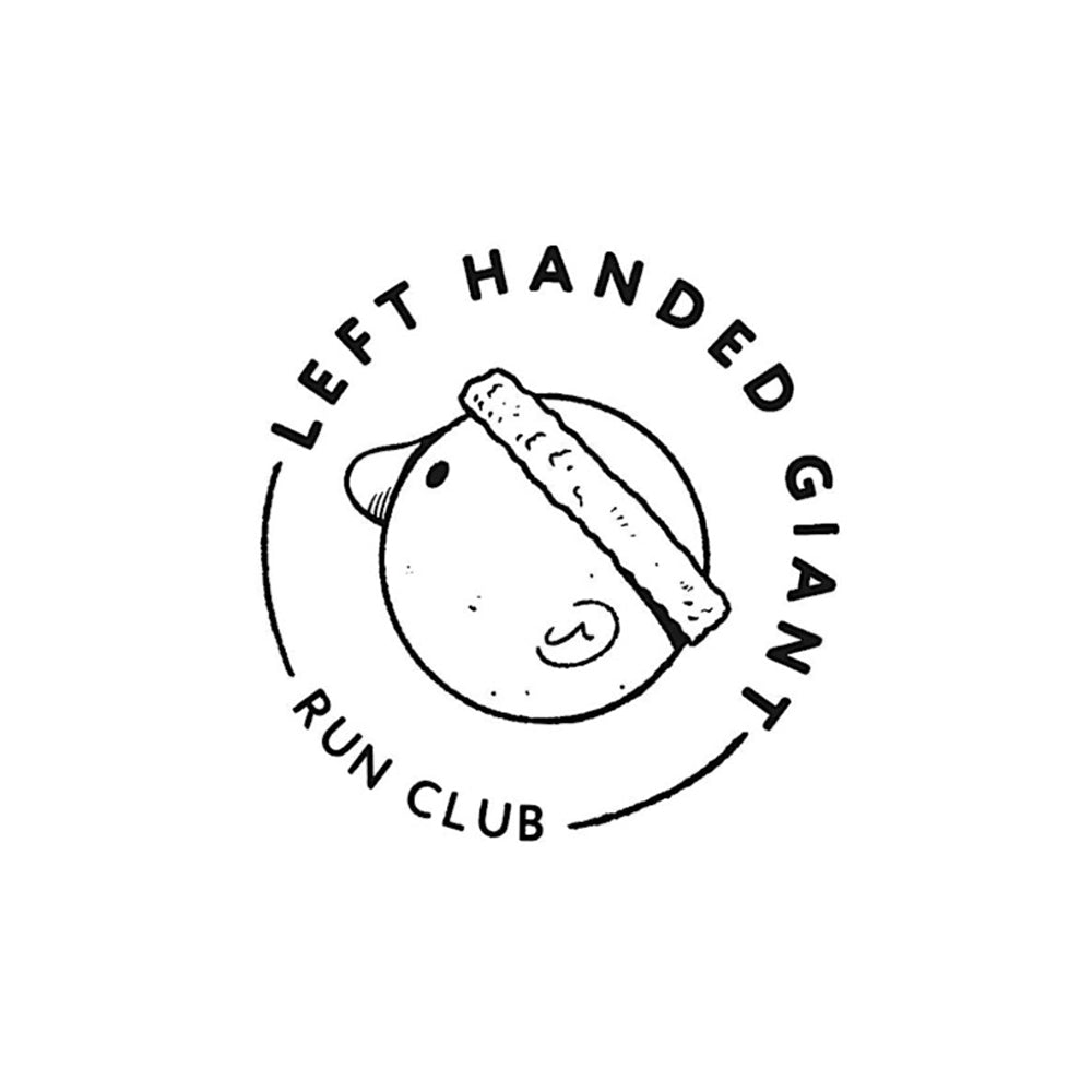Left Handed Giant Run Club Logo