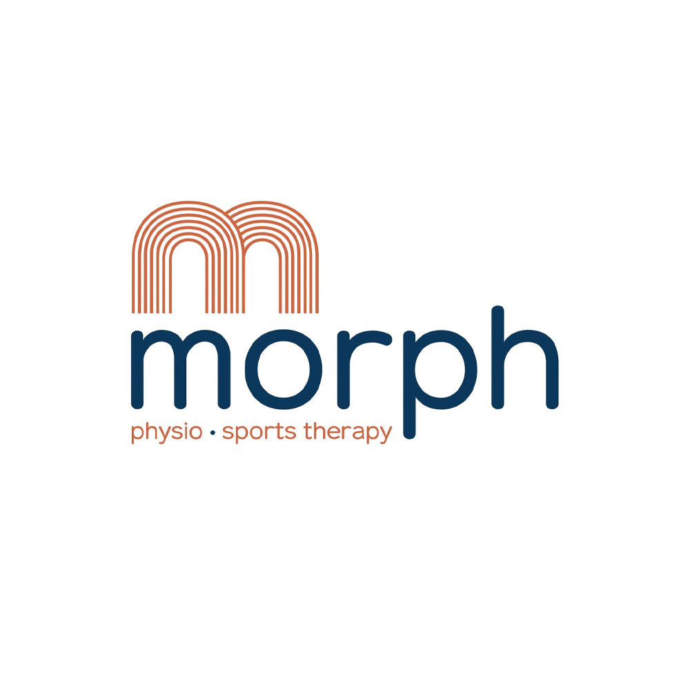 Logo for morph physio sports therapy on a white background