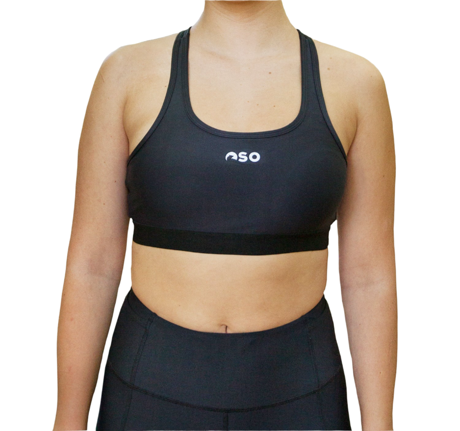 OSO Womens Essential Sports Bra - Black