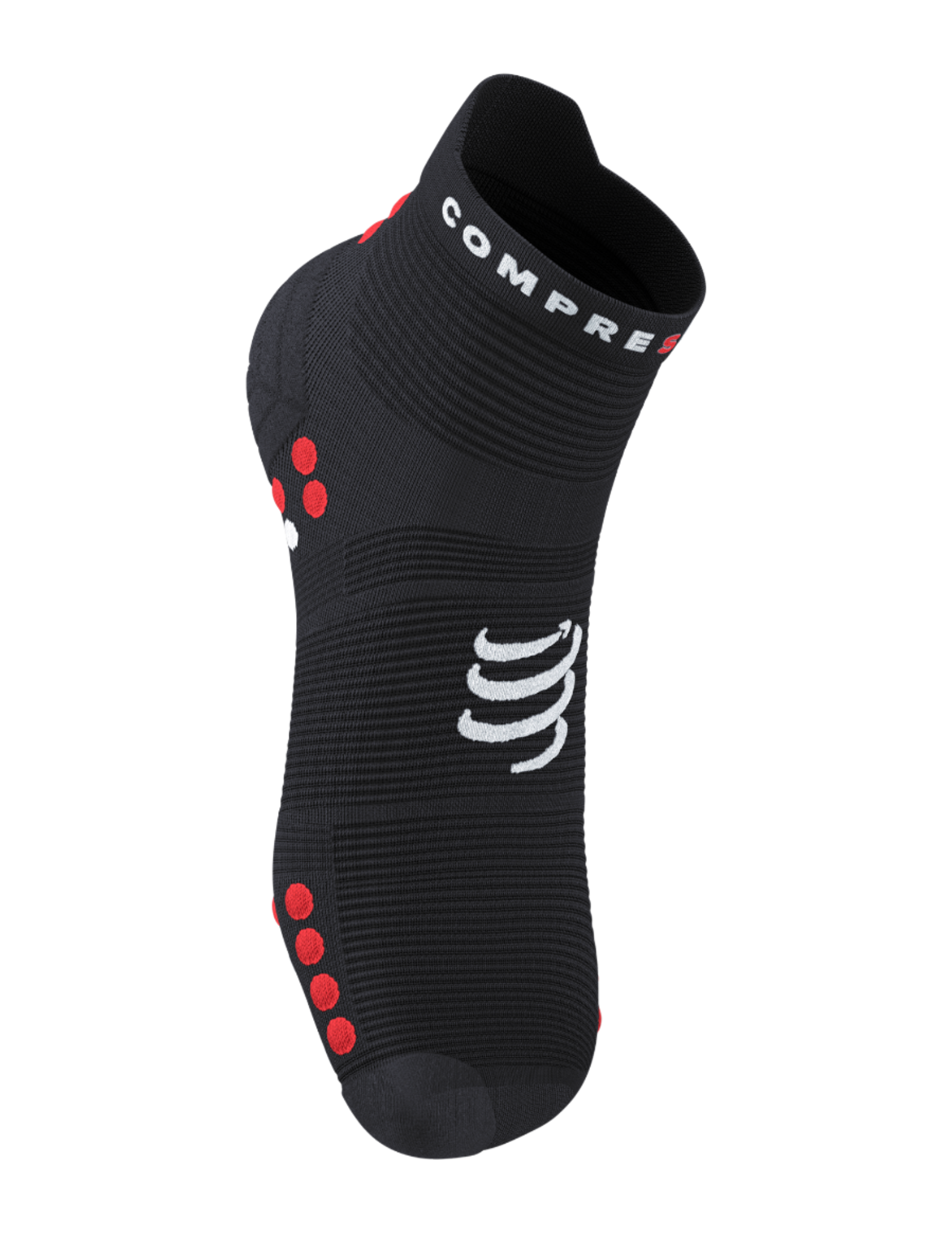 Compressport Pro Racing Socks v4.0 Run Low - Black/Red
