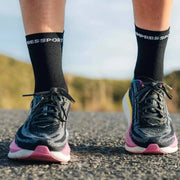 Compressport Pro Racing Socks v4.0 Run High - Black/White/Core Red