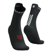 Compressport Pro Racing Socks v4.0 Run High - Black/White/Core Red