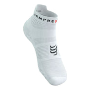 Compressport Pro Racing Socks v4.0 Run Low - White/Black