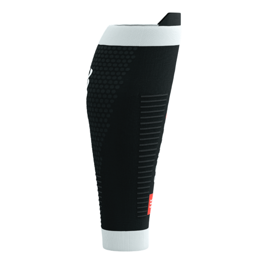 Compressport R2 3.0 Compression Calf Sleeve - Black/White