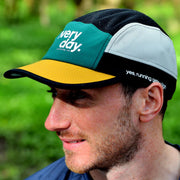 Everyday Running Co Classic Running Cap - Green Trees/Mustard