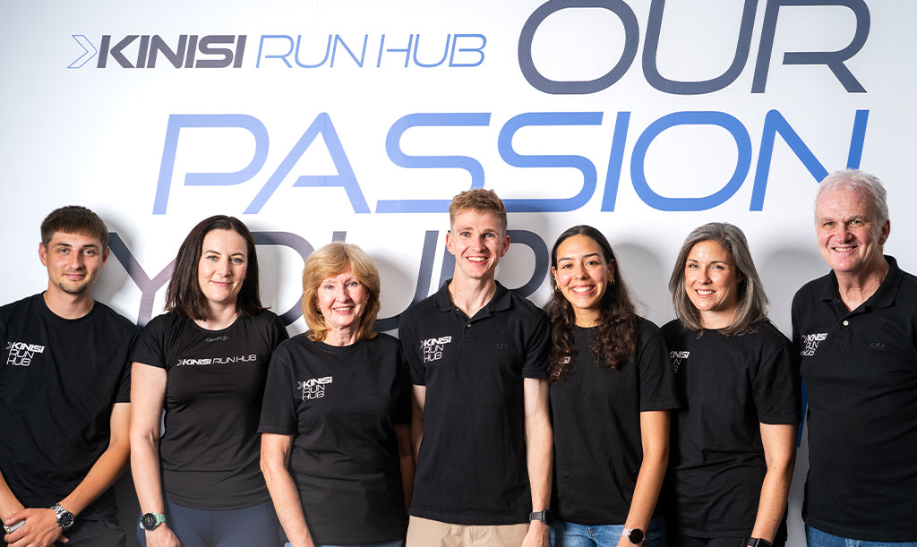 Photograph of the team at Kinisi Run Hub taken in 2026.