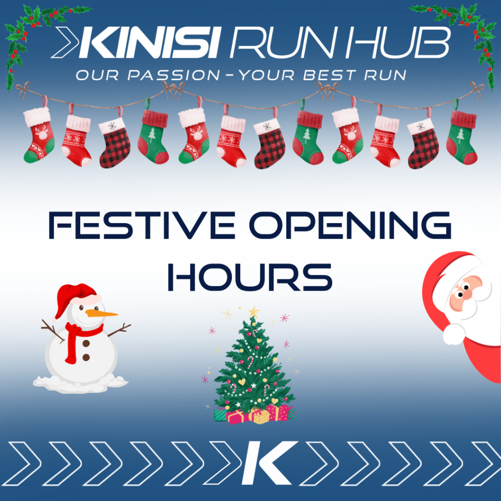 Kinisi Run Hub festive opening hours