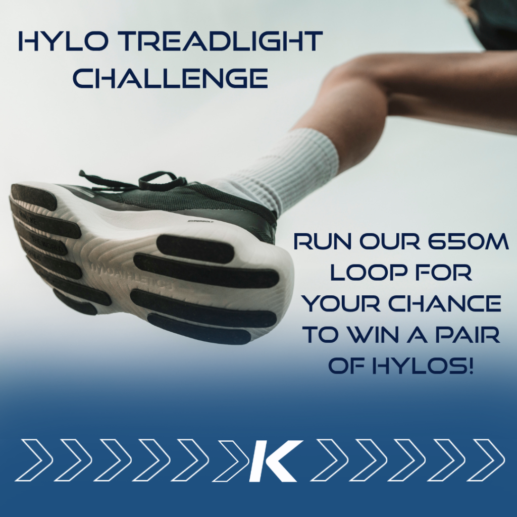 To celebrate our first birthday (5th August) we have teamed up with Hylo for the Treadlight Challenge!