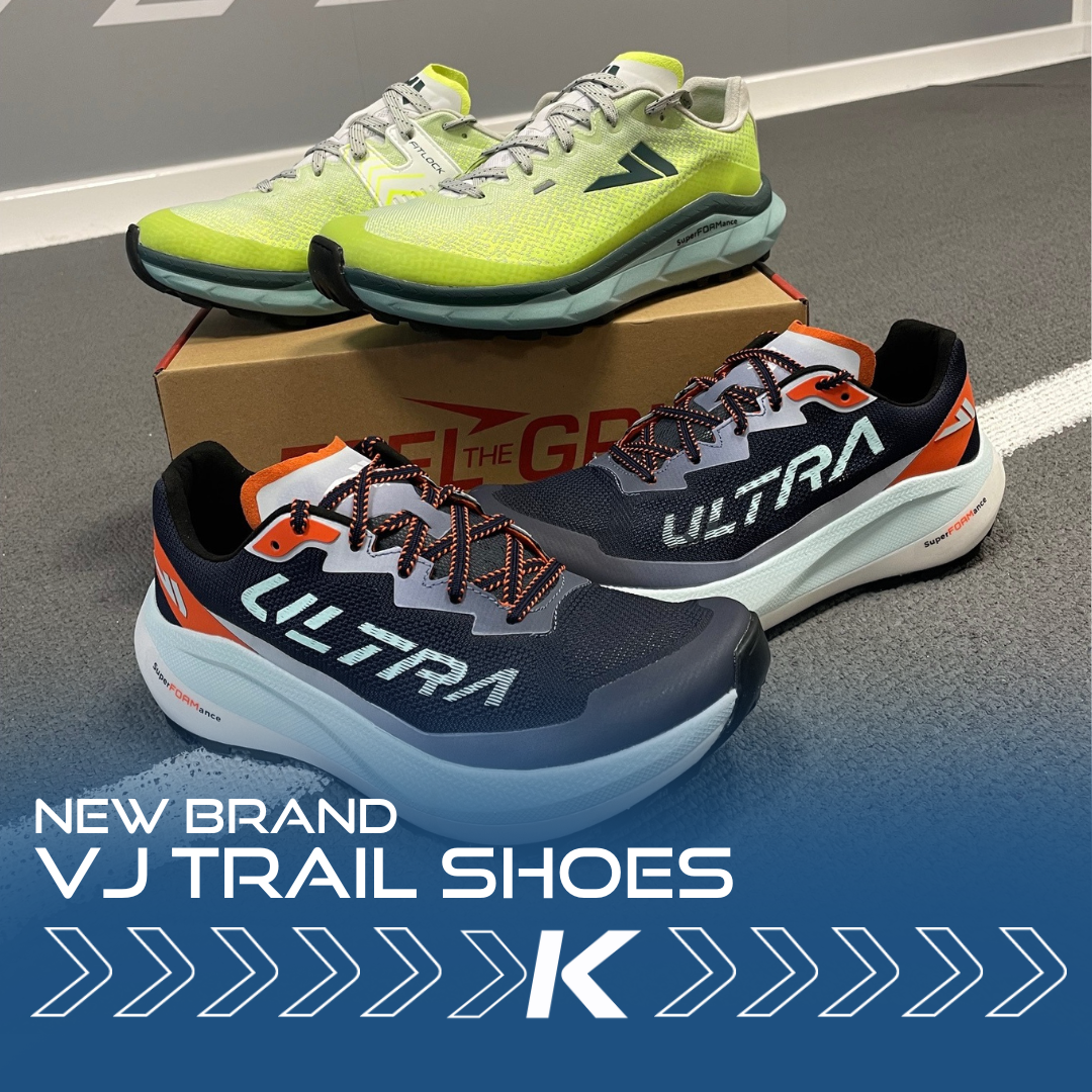 Discover VJ Shoes at Kinisi Run Hub. Explore the MaxX2 and Ultra 3 trail running shoes — built for grip, comfort, and performance on any terrain.